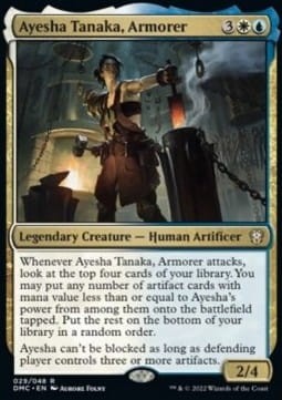 Ayesha Tanaka, Armorer (DMU) Commander - foil.jpg