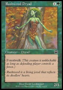 Rushwood Dryad (Mercadian Masques).jpg