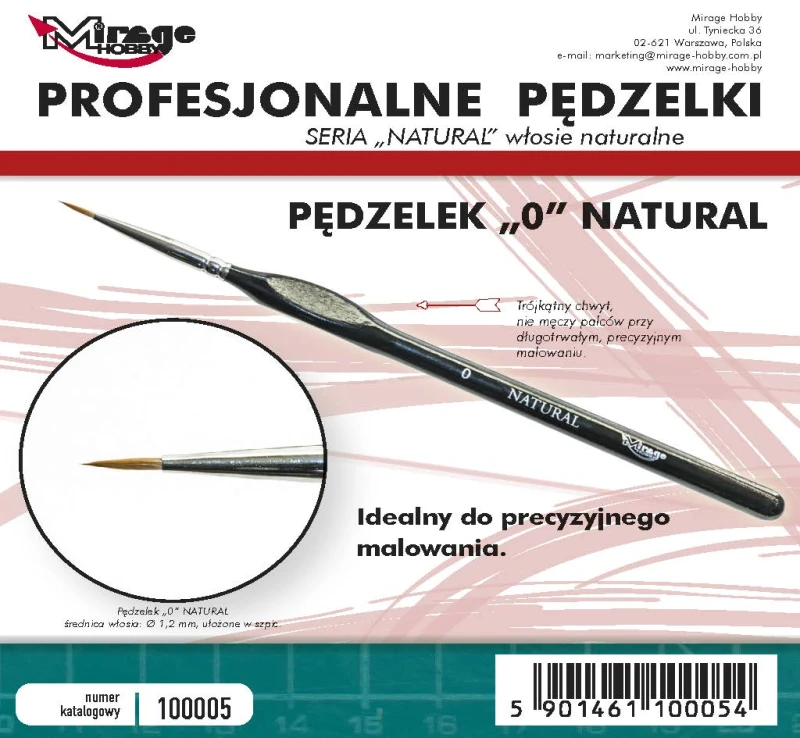 MIRAGE PĘDZELEK NATURAL ROZMIAR 0.jpg