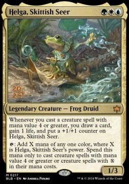 Helga, Skittish Seer (BLB) - promo foil.jpg