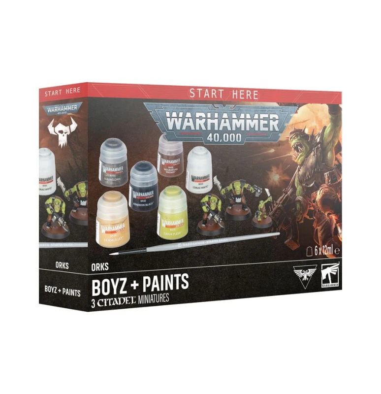 Orks: Boyz + Paints - pudełko