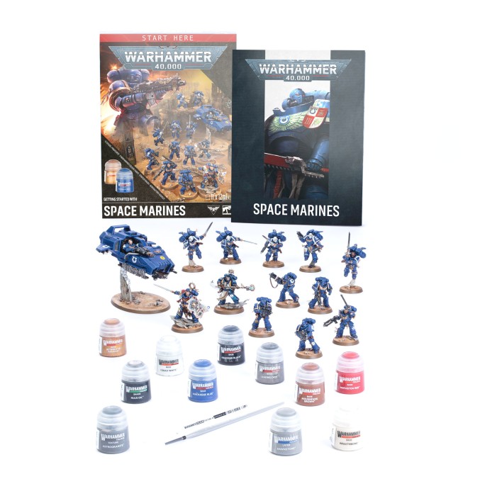 Warhammer 40,000 Getting Started with Space Marines - zawartość