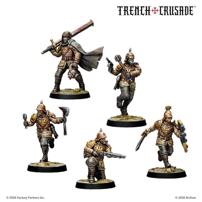 Trench Crusade Prussian Stosstruppen - figurki