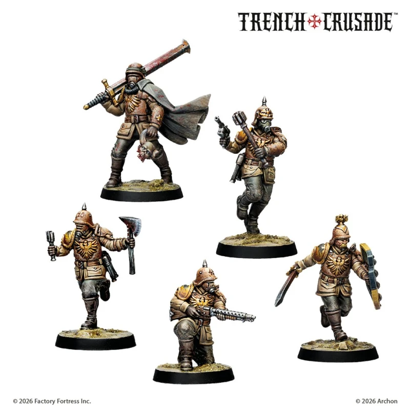 Trench Crusade Prussian Stosstruppen - figurki