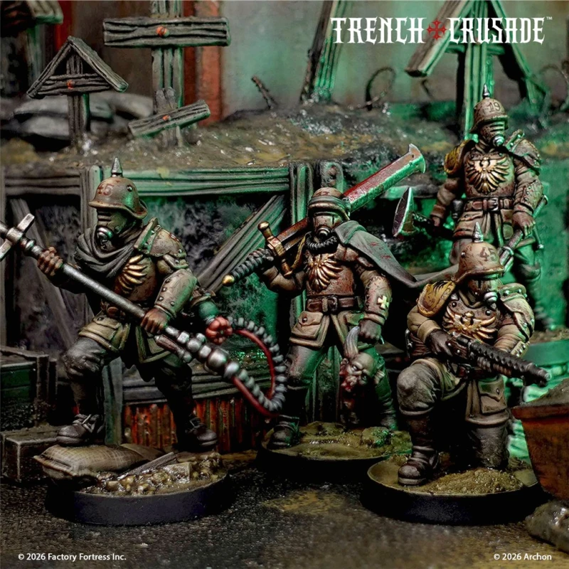 Trench Crusade Prussian Stosstruppen - diorama 1