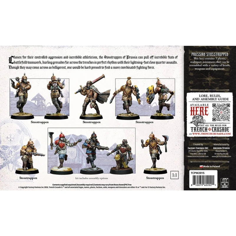 Trench Crusade Prussian Stosstruppen - diorama 2