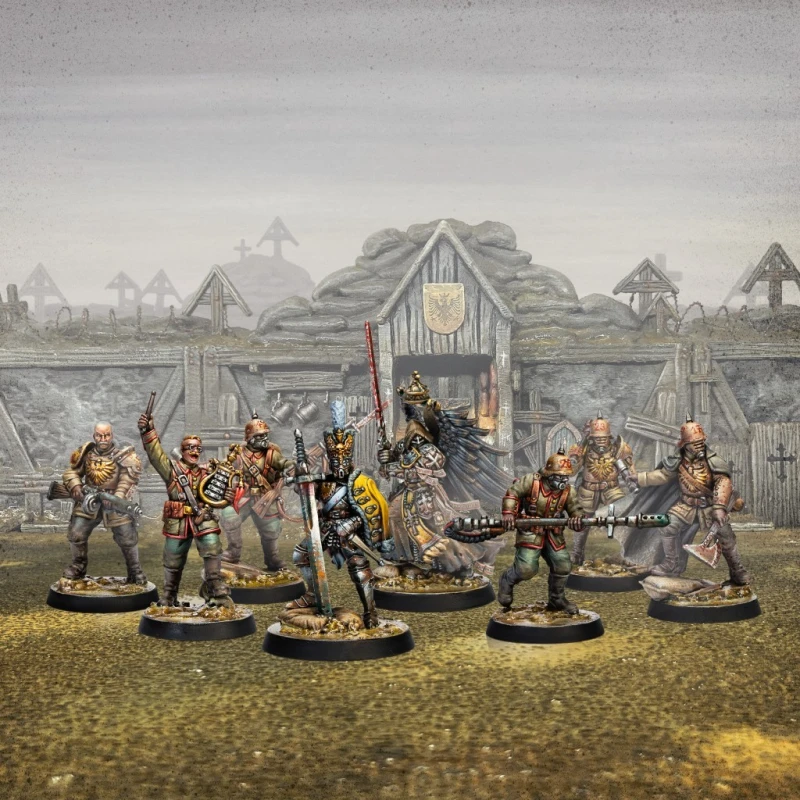 Trench Crusade Prussian Stosstruppen Warband - diorama