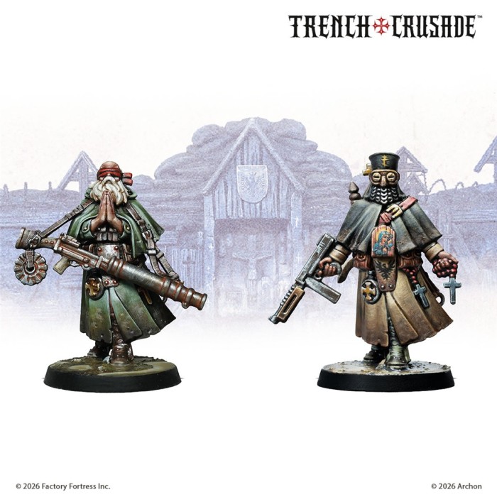 Trench Crusade Sniper Priests - figurki