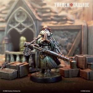 Trench Crusade Sniper Priests - diorama 1