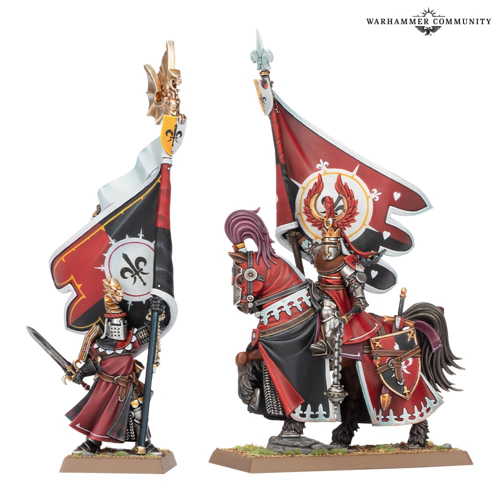Battle Standard Bearer on Foot and Mounted