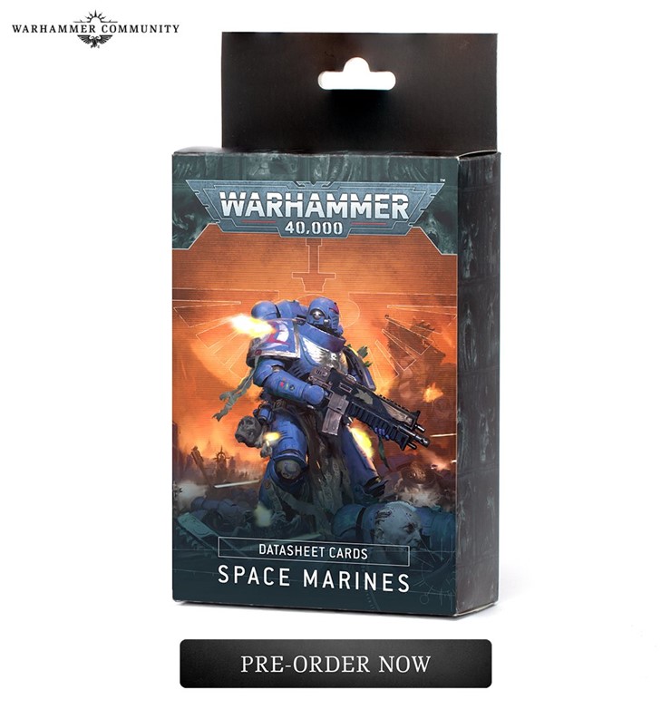 Datasheet Cards: Space Marines