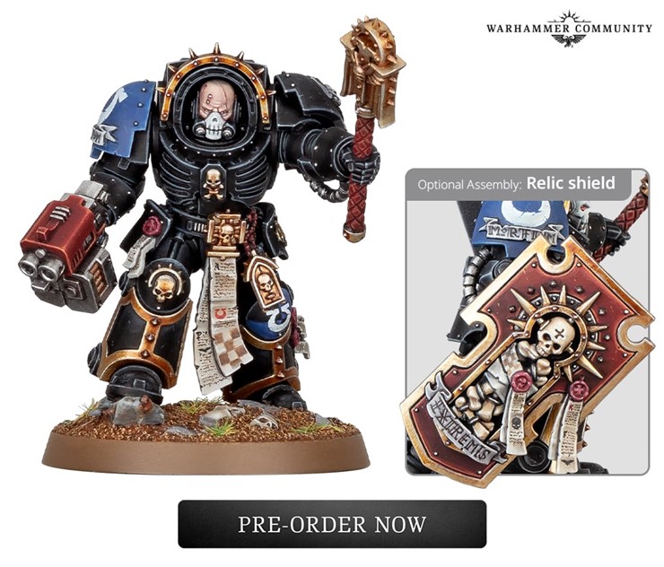Chaplain in Terminator Armour