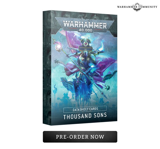 Thousand Sons - Datasheet Cards